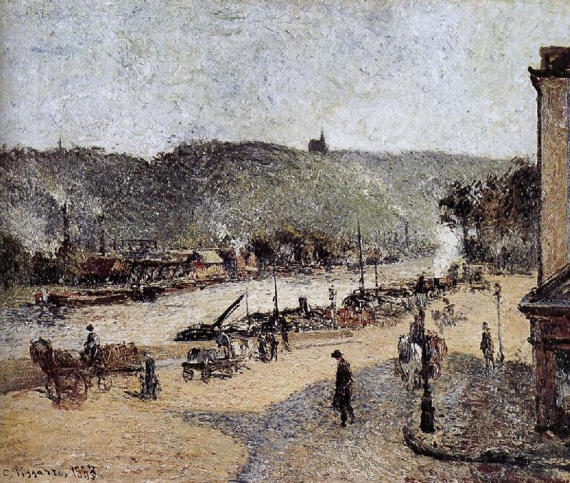 Camille Pissarro port china oil painting image